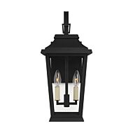 Warren 2 Light Outdoor Wall Light in Textured Black by Sean Lavin