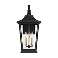 Warren 3 Light Outdoor Wall Light in Textured Black by Sean Lavin