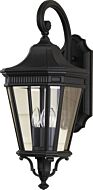 Feiss Cotswold Lane Collection 10 Inch Outdoor Lantern   Black