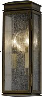 Feiss Whitaker 2 Light Outdoor Wall Lantern in Astral Bronze Finish