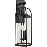 Feiss Dakota 3 Light Wall Lantern in Espresso