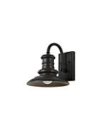 Feiss Redding Station 9.7 Inch Outdoor Wall Lantern in Restoration Bronze