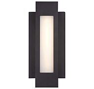 George Kovacs Insert 12 Inch Outdoor Wall Light in Pebble Bronze