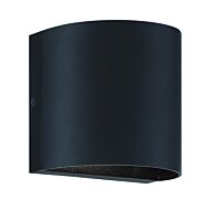 George Kovacs Revolve 2 Light 5 Inch Wall Sconce in Black