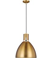 Brynne Pendant Light in Burnished Brass by Sean Lavin