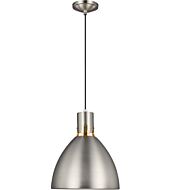 Brynne Pendant Light in Satin Nickel by Sean Lavin