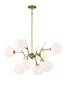 George Kovacs Polares 8 Light Chandelier in Honey Gold