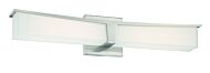 George Kovacs Plane Bathroom Vanity Light in Brushed Nickel