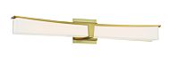 George Kovacs Plane Bathroom Vanity Light in Honey Gold