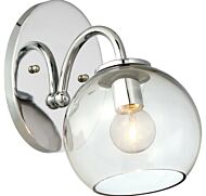 George Kovacs Exposed 6 Inch Bathroom Vanity Light in Chrome