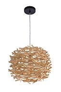 Pendant One Light Pendant in Natural by Craftmade