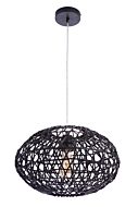 Pendant One Light Pendant in Flat Black by Craftmade