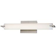 George Kovacs Tube LED Bathroom Vanity Light in Brushed Nickel