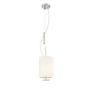 George Kovacs Counter Weights 8 Inch Pendant Light in Satin Steel