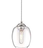 George Kovacs Bubble 6 Inch Pendant Light in Brushed Nickel