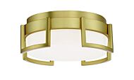 George Kovacs Bezel Set Ceiling Light in Honey Gold