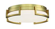 George Kovacs Bezel Set Ceiling Light in Honey Gold