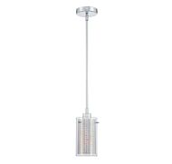 George Kovacs Grid 6 Inch Pendant Light in Chrome