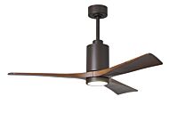 Patricia 1-Light 52" Ceiling Fan in Textured Bronze