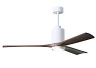 Patricia 1-Light 60" Ceiling Fan in Gloss White