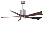 Patricia 1-Light 60" Ceiling Fan in Brushed Nickel