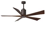 Patricia 1-Light 60" Ceiling Fan in Textured Bronze