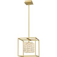 Dazzle LED Pendant in Soft Gold by Quoizel