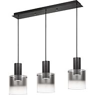 Kilmer LED Island Chandelier in Earth Black