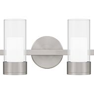 Logan LED Bathroom Vanity Light in Brushed Nickel