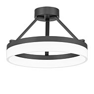 Quoizel Cohen 16 Inch Ceiling Light in Oil Rubbed Bronze