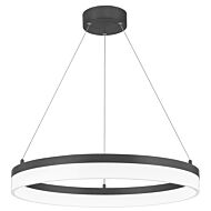 Quoizel Cohen 24 Inch Pendant Light in Oil Rubbed Bronze