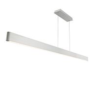 Volo 1-Light LED Pendant in Brushed Aluminum