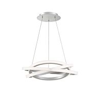 Modern Forms Veloce 26 Inch Contemporary Chandelier in Titanium