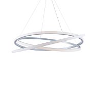 Veloce 3-Light LED Chandelier in Titanium