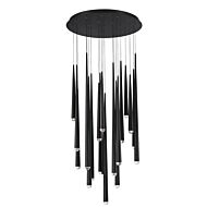 Modern Forms Cascade 21 Light 26 Inch in Black