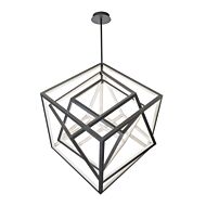 Atlas 3-Light LED Pendant in Black