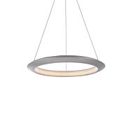 Modern Forms The Ring Pendant Light in Brushed Aluminum