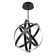 Modern Forms Kinetic 28 Inch Pendant Light in Black