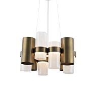 Modern Forms Harmony Transitional Chandelier in Aged Brass