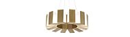 Modern Forms Chronos 50 Inch Pendant Light in Aged Brass