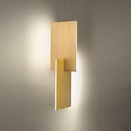 Amari 8-Light LED Pendant in Aged Brass