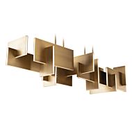 Modern Forms Amari Pendant Light in Aged Brass