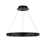 Sirius 1-Light LED Pendant in Black