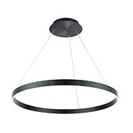 Sirius 2-Light LED Pendant in Black