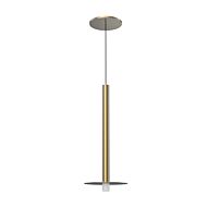 Elixir LED Pendant in Brushed Gold by Kuzco Lighting