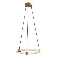 Bruni LED Pendant in Brushed Gold by Kuzco Lighting