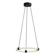 Bruni LED Pendant in Black