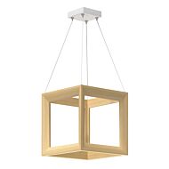 Morina LED Pendant in White Oak by Kuzco Lighting