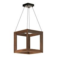 Morina LED Pendant in Walnut by Kuzco Lighting