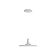 Issa LED Pendant in White by Alora